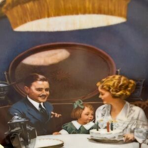 Norman Rockwell plate.